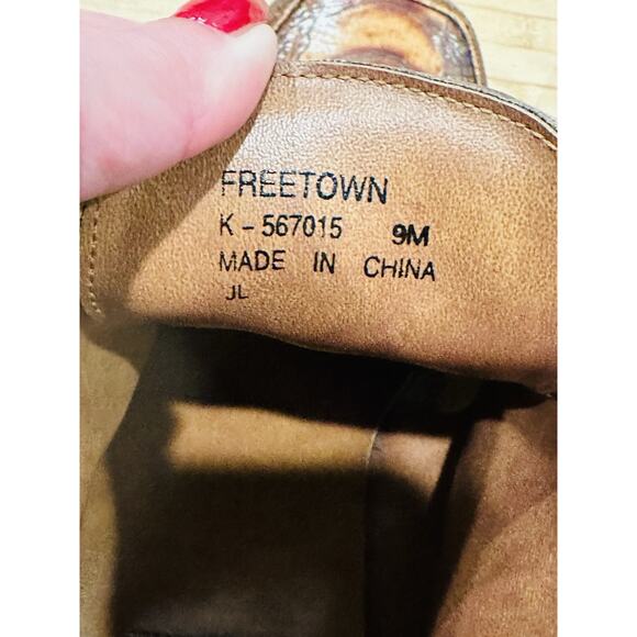 Marco Vicci Brown Crocodile Boots Freetown Lace Up Men’s 9 M Stunning - Picture 10 of 12